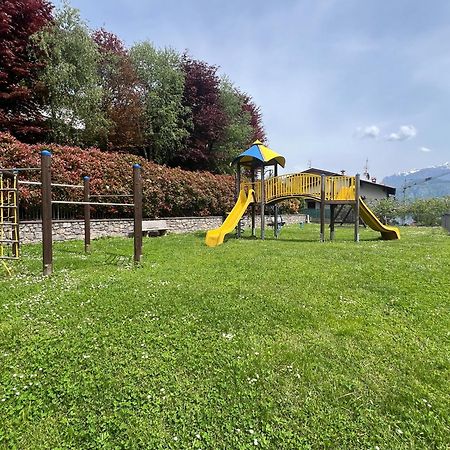 Villa L'Acero Rosso - Giardino Privato E Box Auto Menaggio Exterior foto